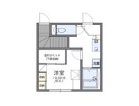 レオパレス川名駒方 間取り図