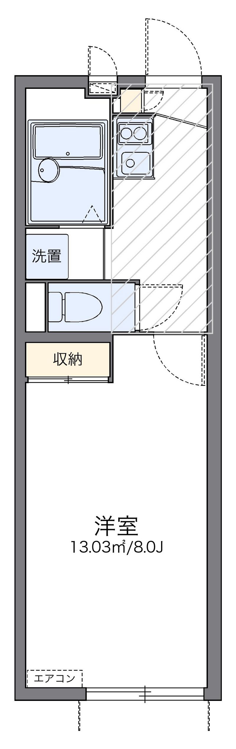 レオパレス南馬込ＥＴ 間取図