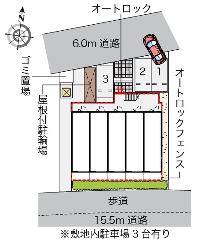 レオネクスト北鴻巣Ⅱ 配置図