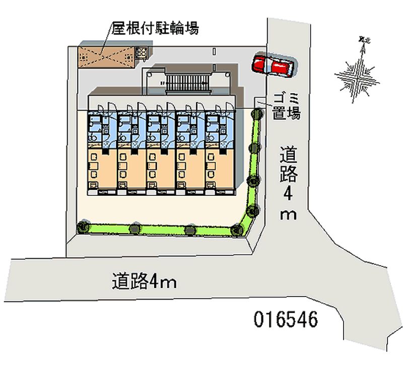 レオパレスシャルマン 月極駐車場