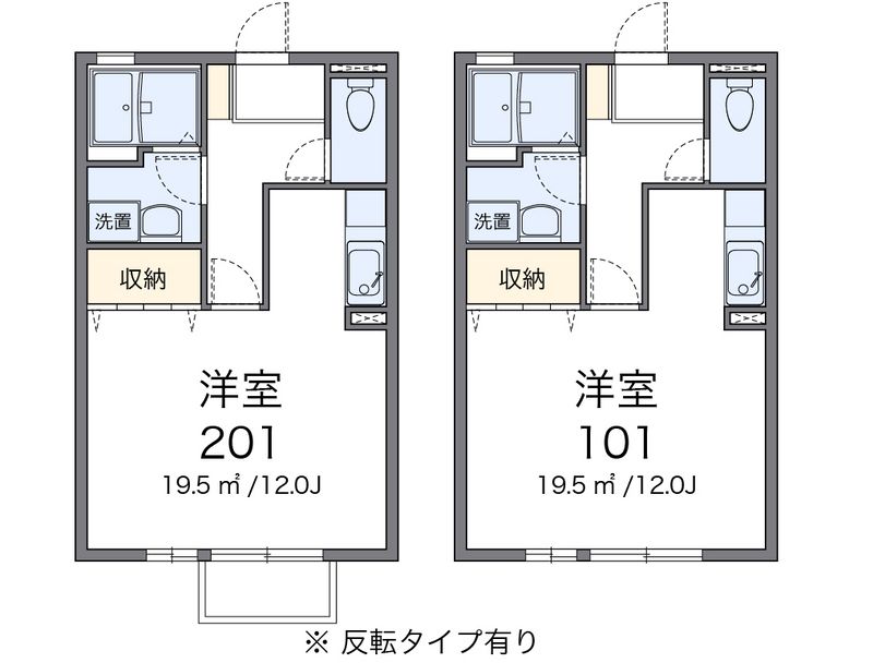 レオパレスリヴェール 間取図
