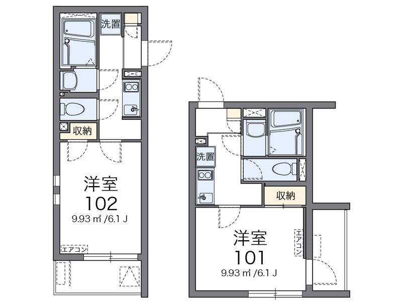 クレイノル　ソレイユ新高円寺 間取図