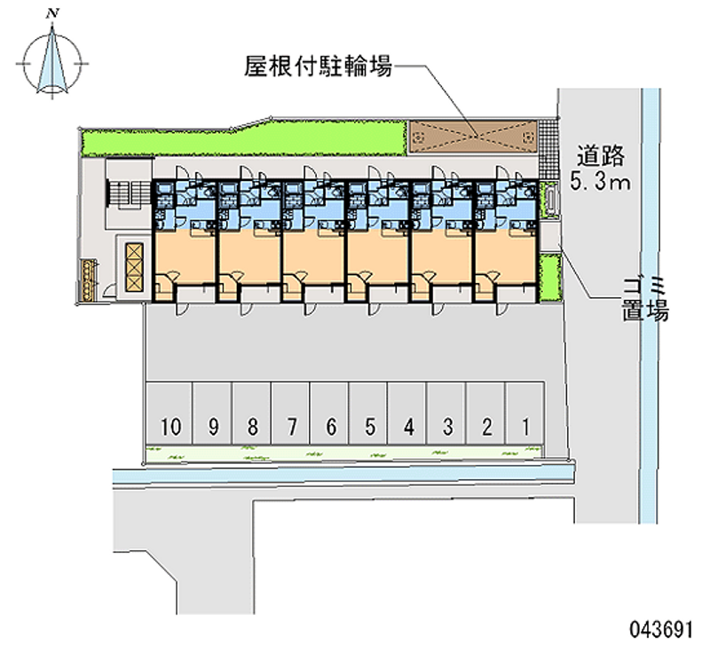 レオネクストさちＣ 月極駐車場