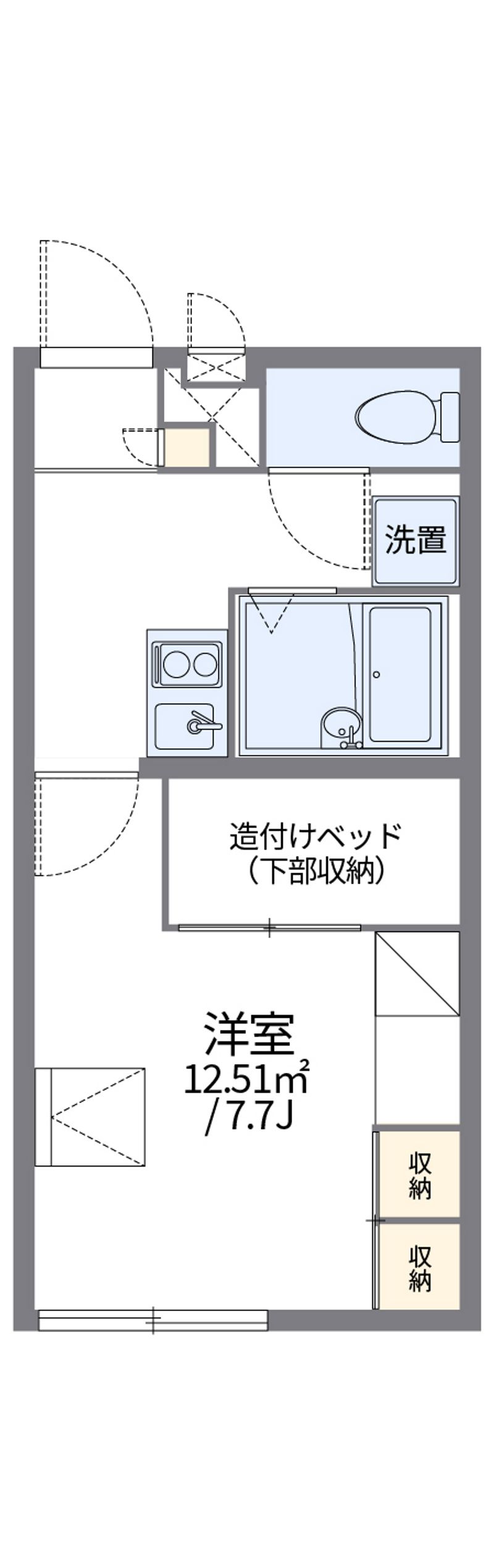 レオパレスＤＡＩＭＯＮ 間取図