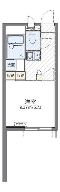 レオパレストリメゾン 間取り図