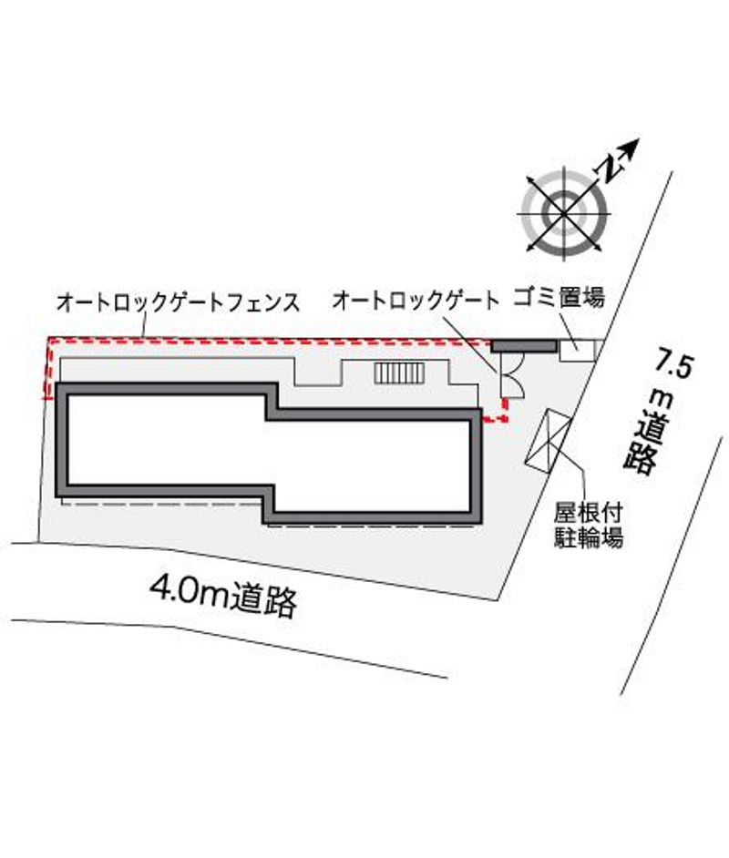 レオパレスだるま 配置図