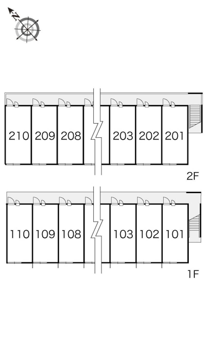 レオパレスエスポワール 間取配置図