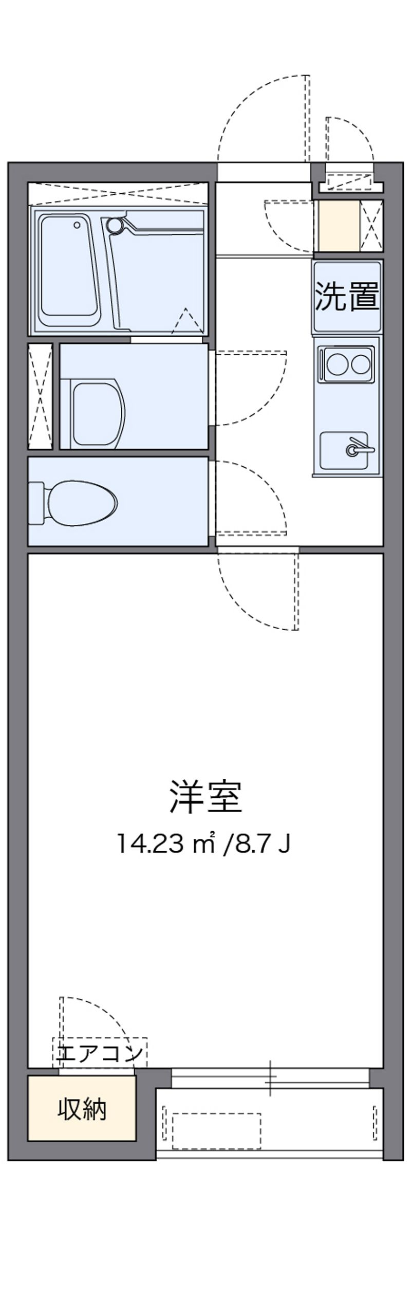 クレイノ櫻 間取図