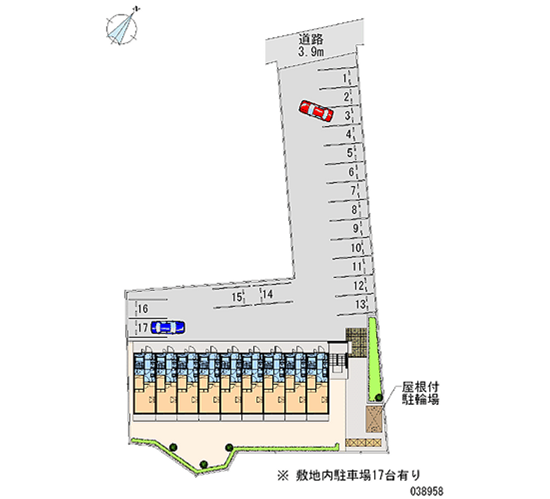 38958 Monthly parking lot