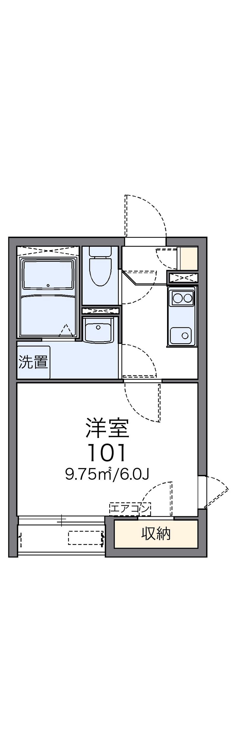 レオネクストＨＡＲＵ 間取図