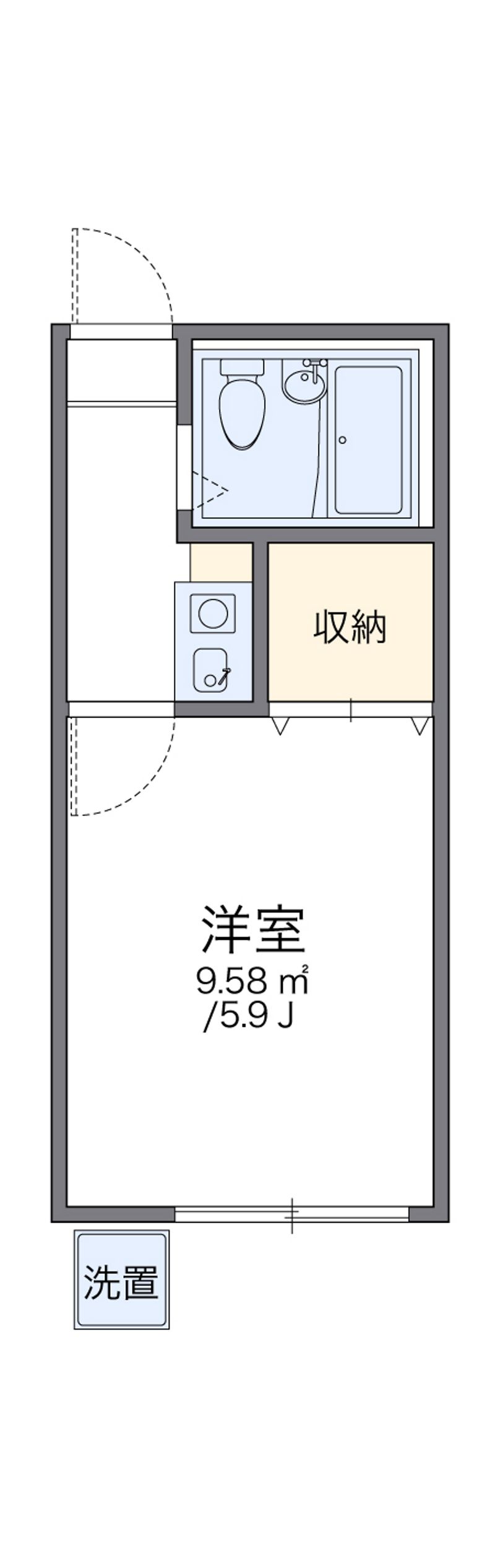 leopalace Befu 2 户型图