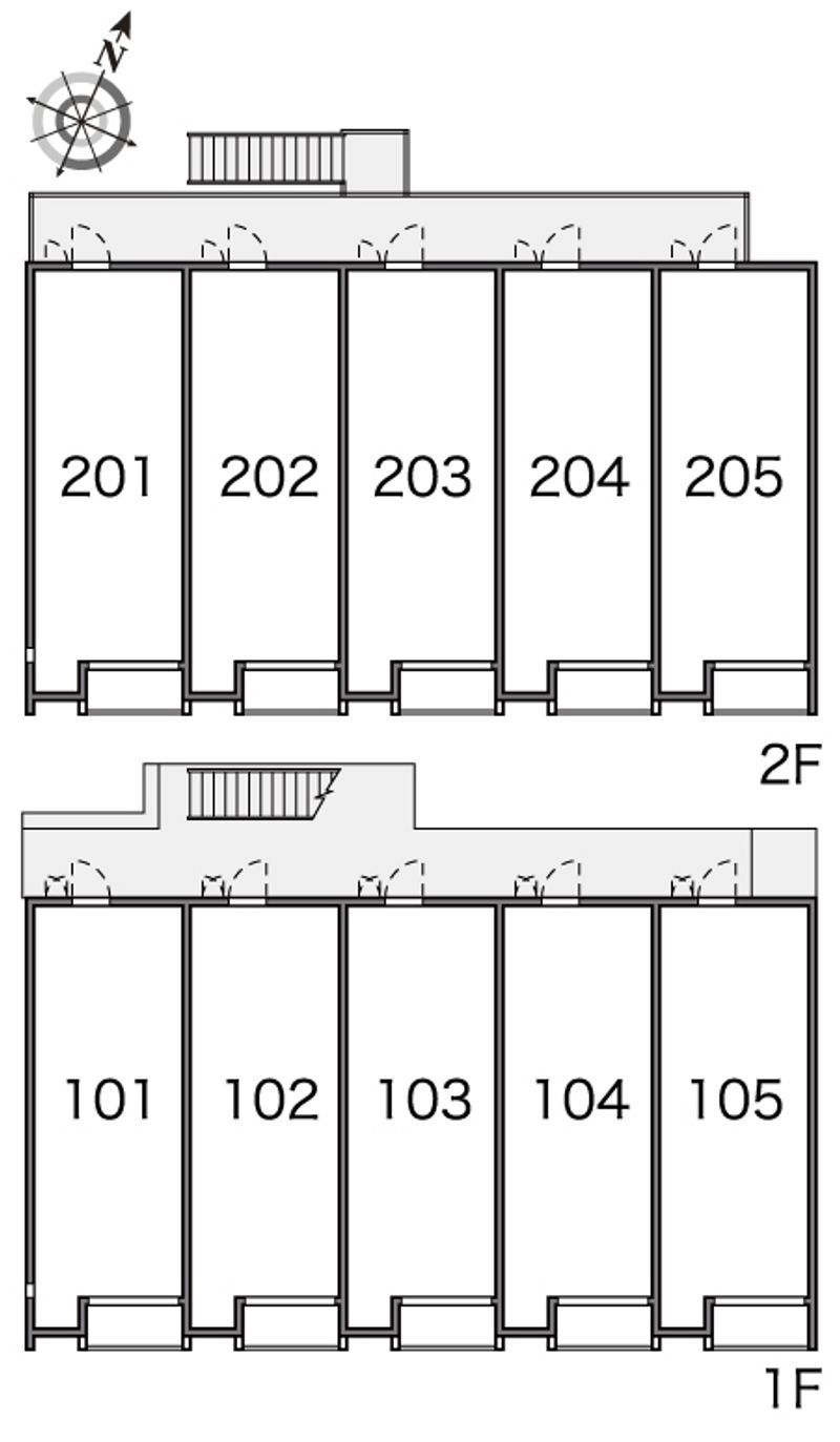 レオネクスト虹 間取配置図