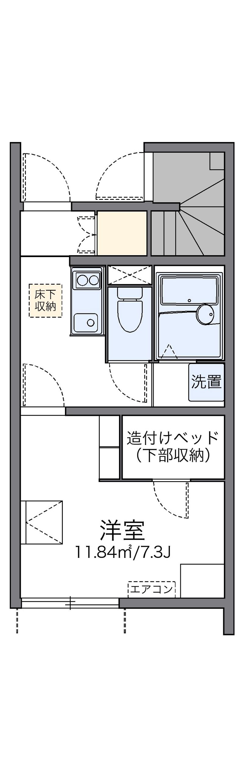 レオネクストコメ吉　ＰａｒｔⅠ 間取図