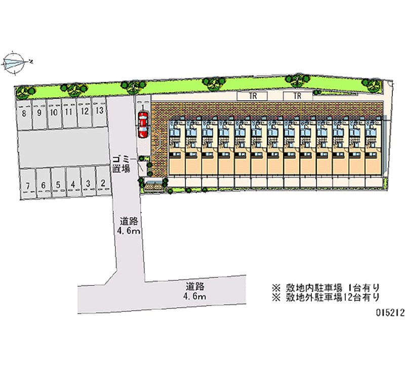 15212月租停车场