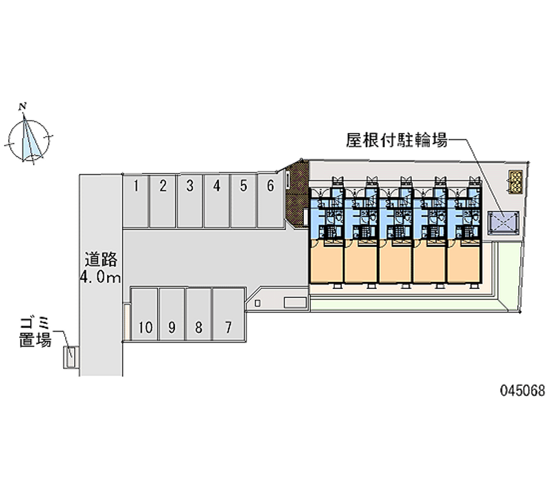 45068 bãi đậu xe hàng tháng