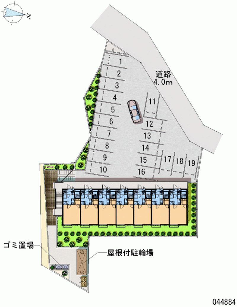 レオネクストラージヒル 月極駐車場