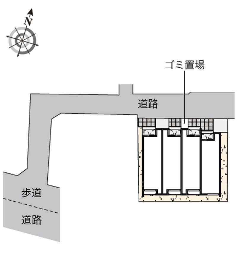 クレイノクラウディア駒込 配置図