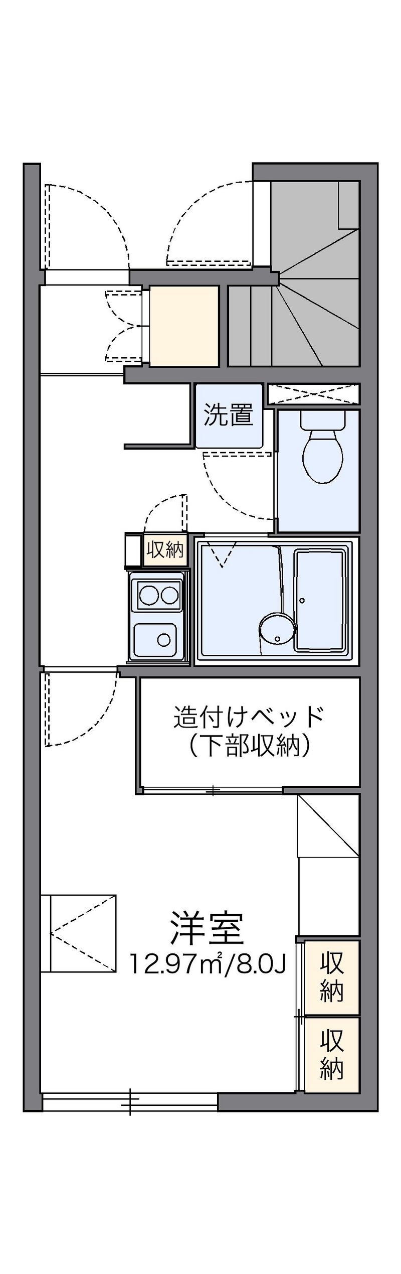 レオパレスグローⅠ 間取図