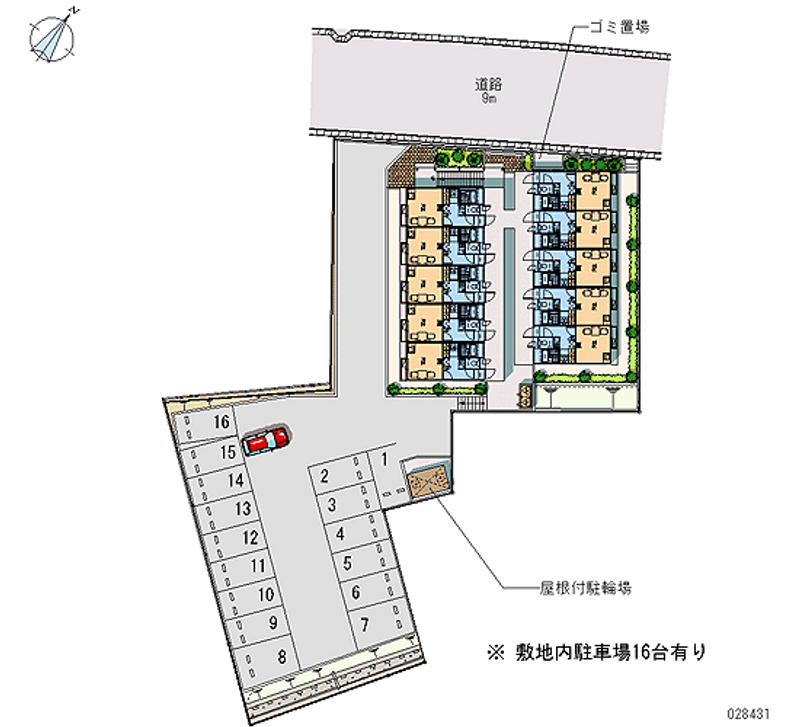 28431 bãi đậu xe hàng tháng