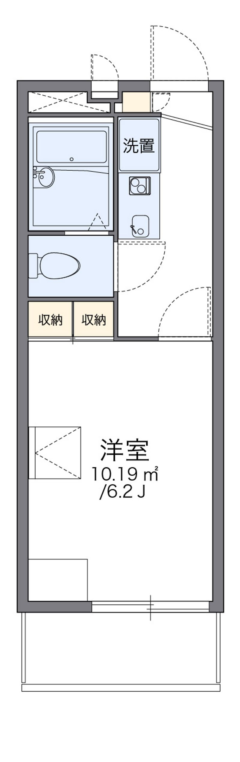 レオパレス藤久ハイツ 間取図