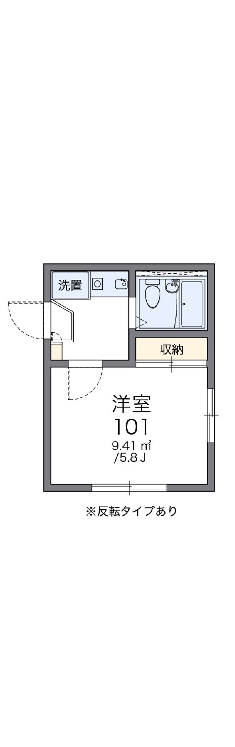 レオパレスリヴェールパーク 間取図