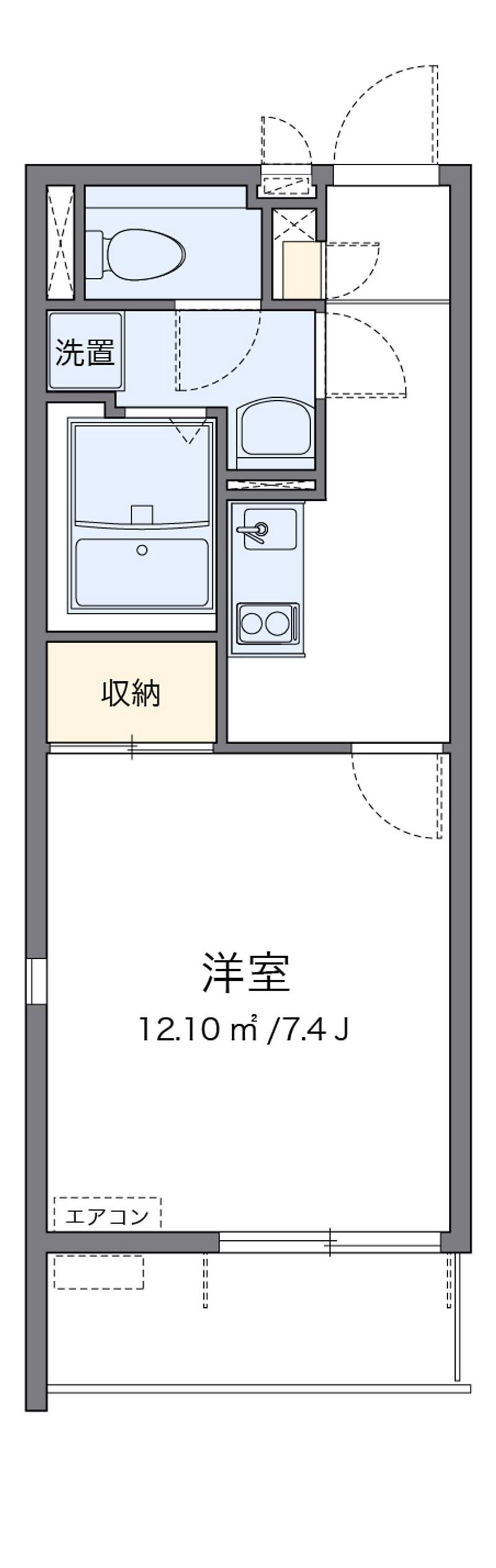 クレイノそれいゆ木更津 間取図