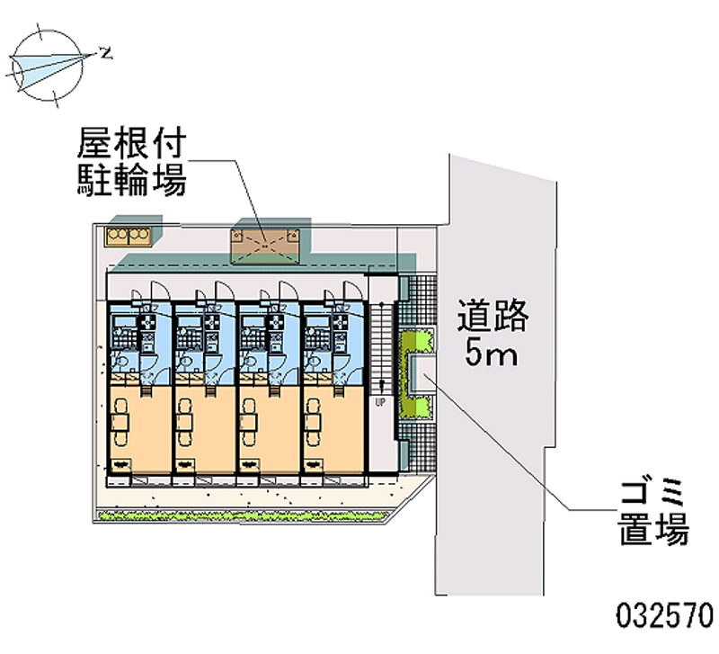 レオパレス髙田アパルトマン 区画図