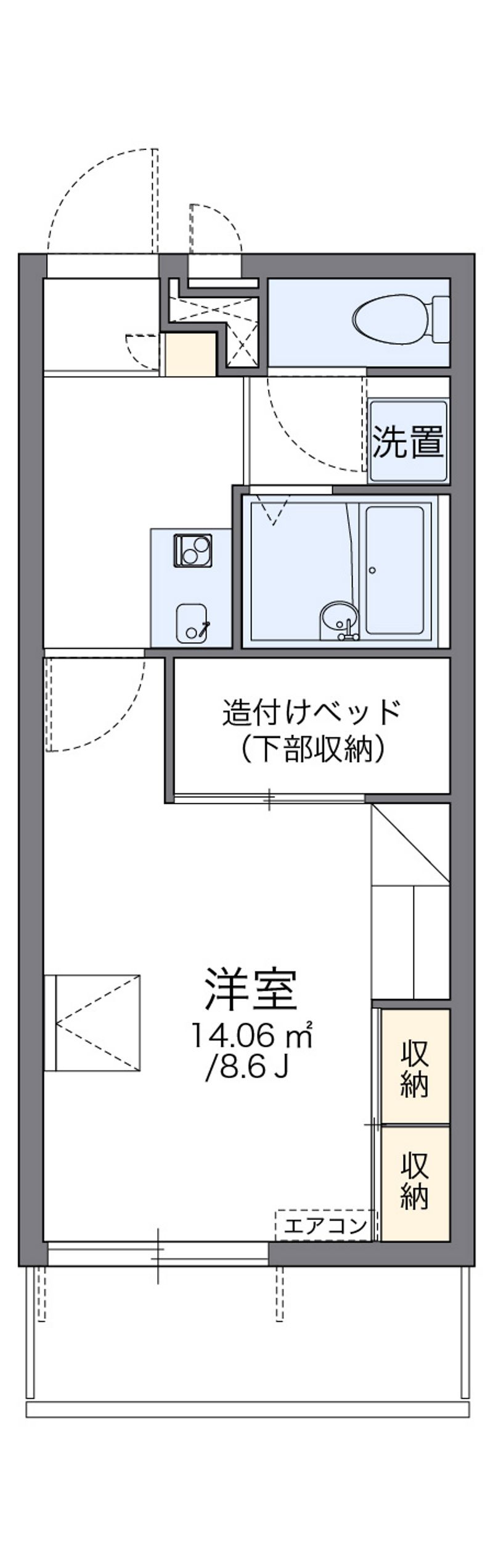 レオパレス21】レオパレスケイスピリット百合鴎 205号室 レオパレス21】レオパレスケイスピリット百合鴎 205号室