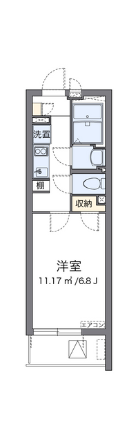 クレイノニューメイプル 間取り図