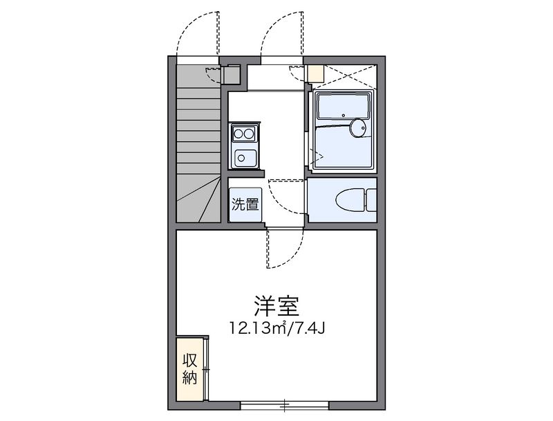 レオネクストまるはち 間取図