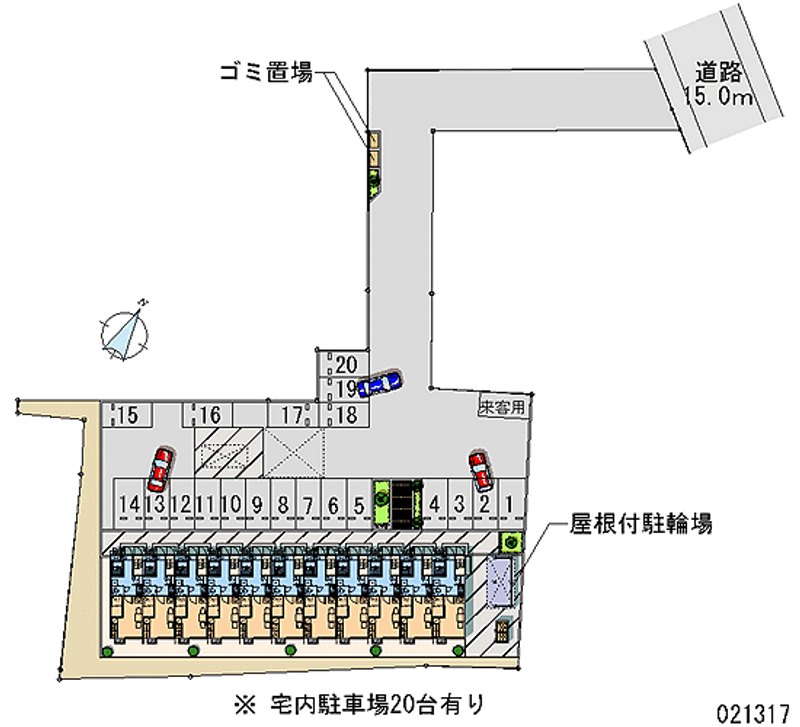 21317 bãi đậu xe hàng tháng