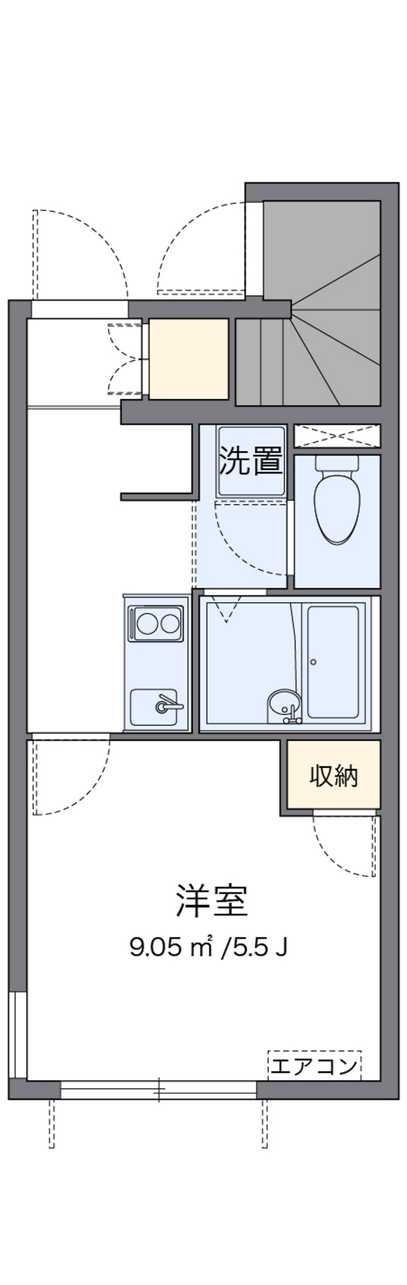 クレイノ戸越銀座 間取図