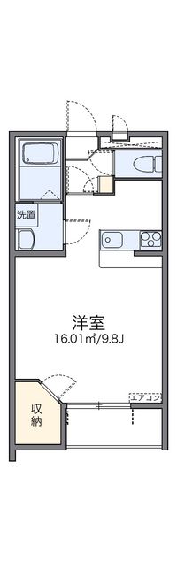 レオパレスファミーユⅡ 間取り図