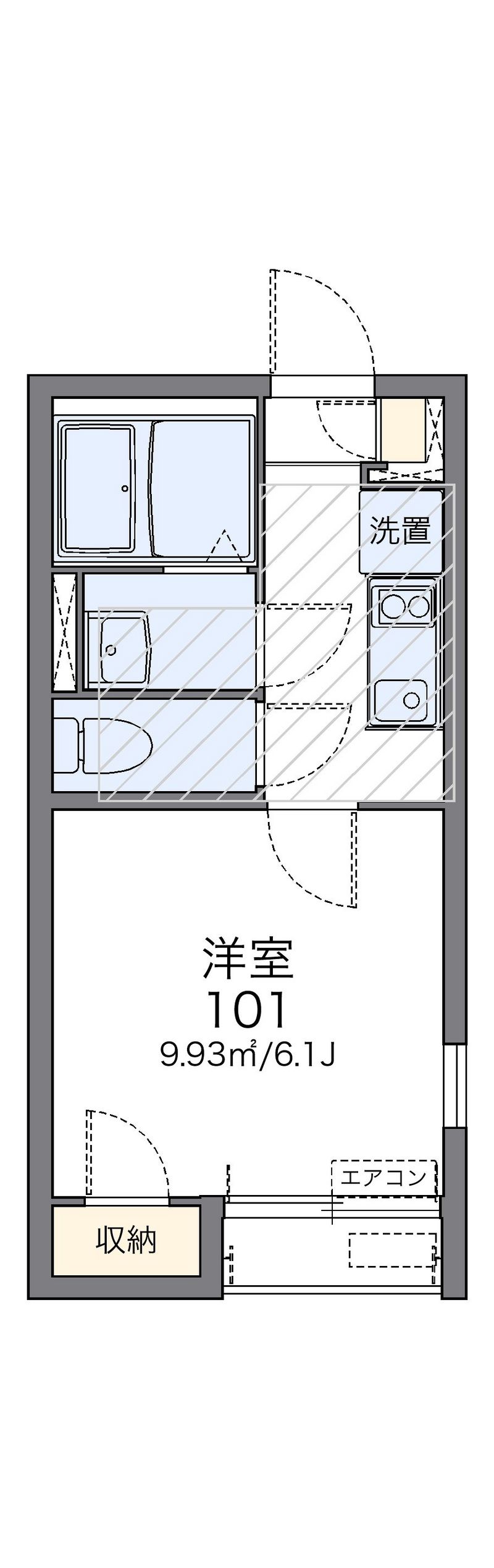 レオネクストシーエスハイムⅡ 間取図
