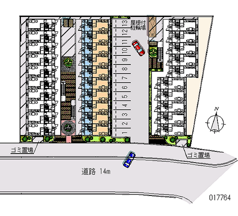 17764 Monthly parking lot