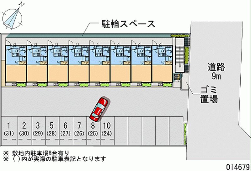 レオパレスＭ＆Ｙ 月極駐車場