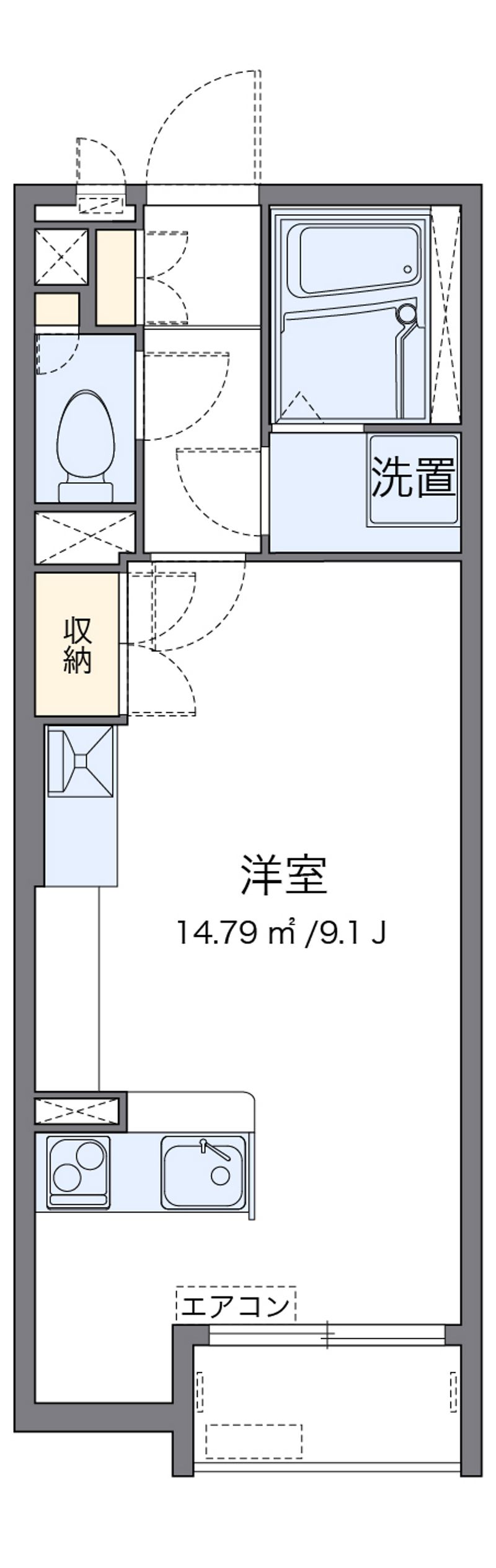 レオネクストガルデニア 間取図