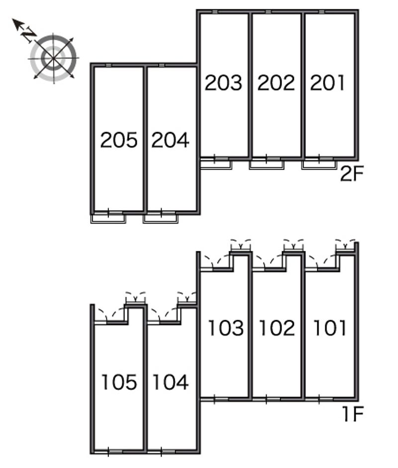 レオネクストエスペランサⅡ 間取配置図