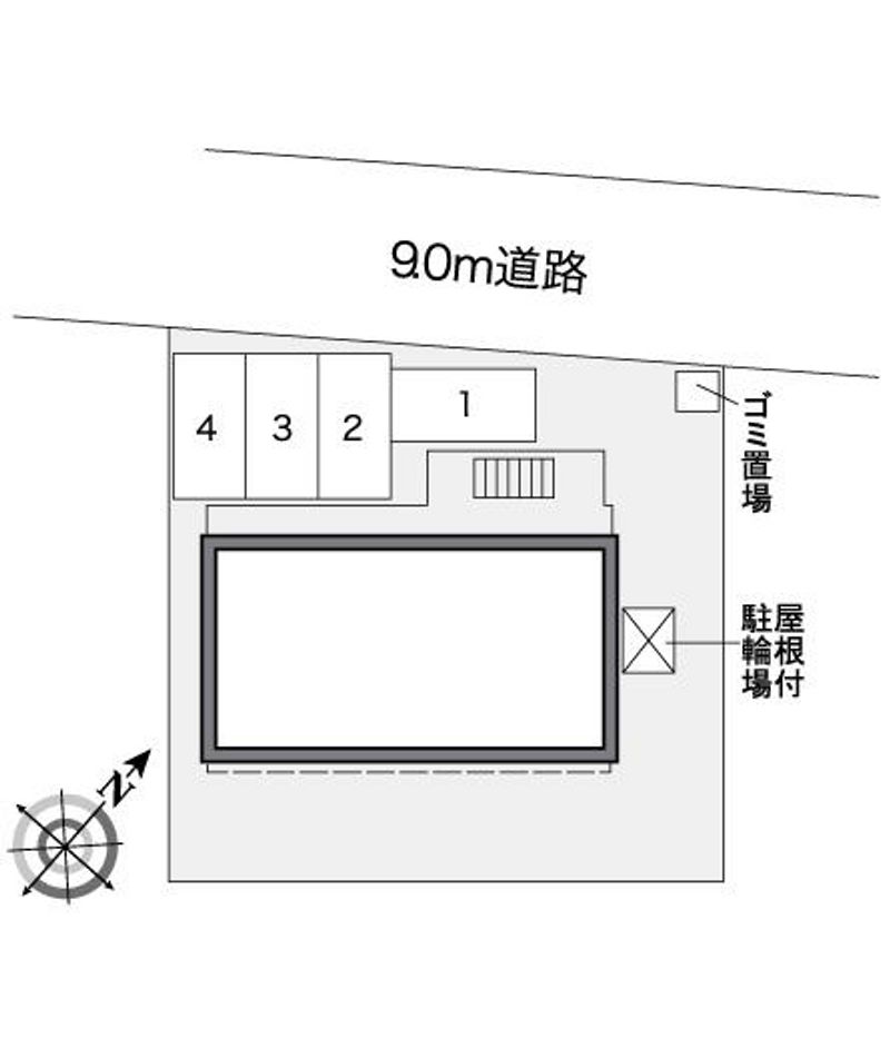 レオパレス美風 配置図