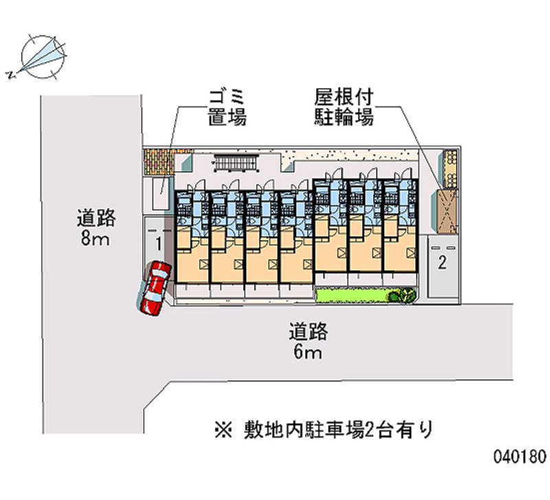 レオパレス虹 区画図