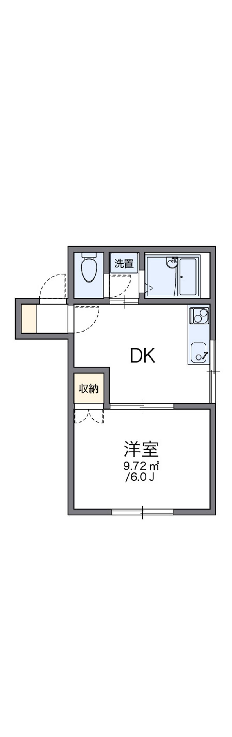 レオパレス千歳町第１Ａ 間取り