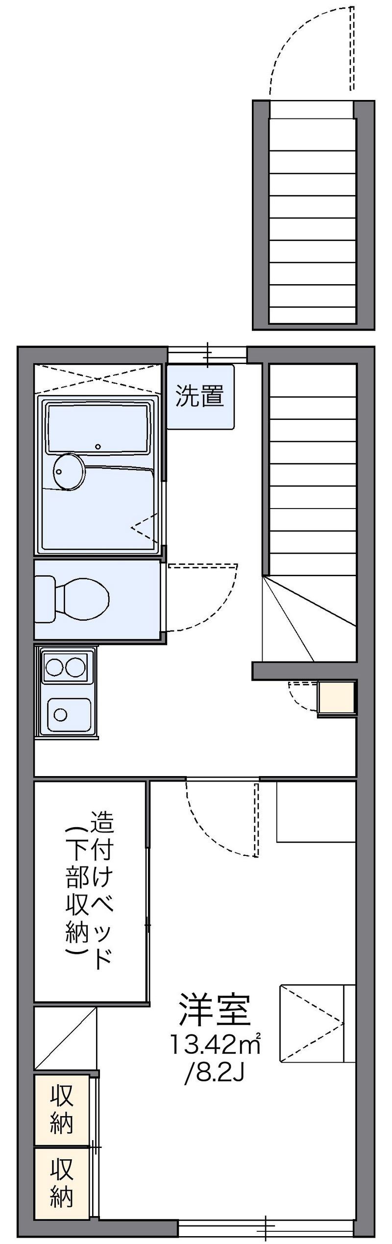 レオパレスレフォルム 間取図