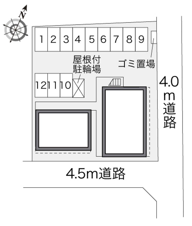 レオパレスソレイユ 配置図