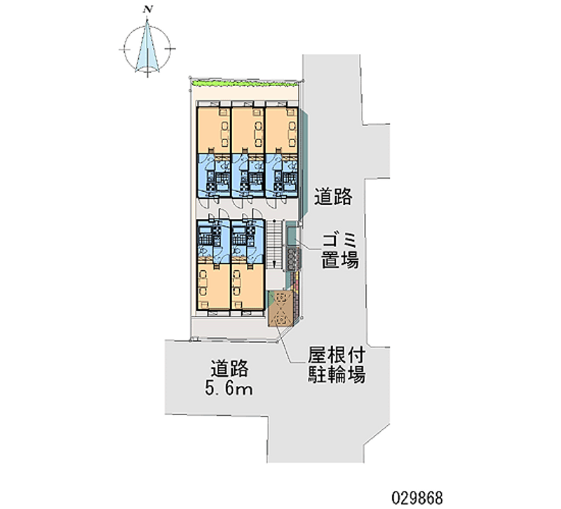 レオパレスアールドヴィーヴル 区画図