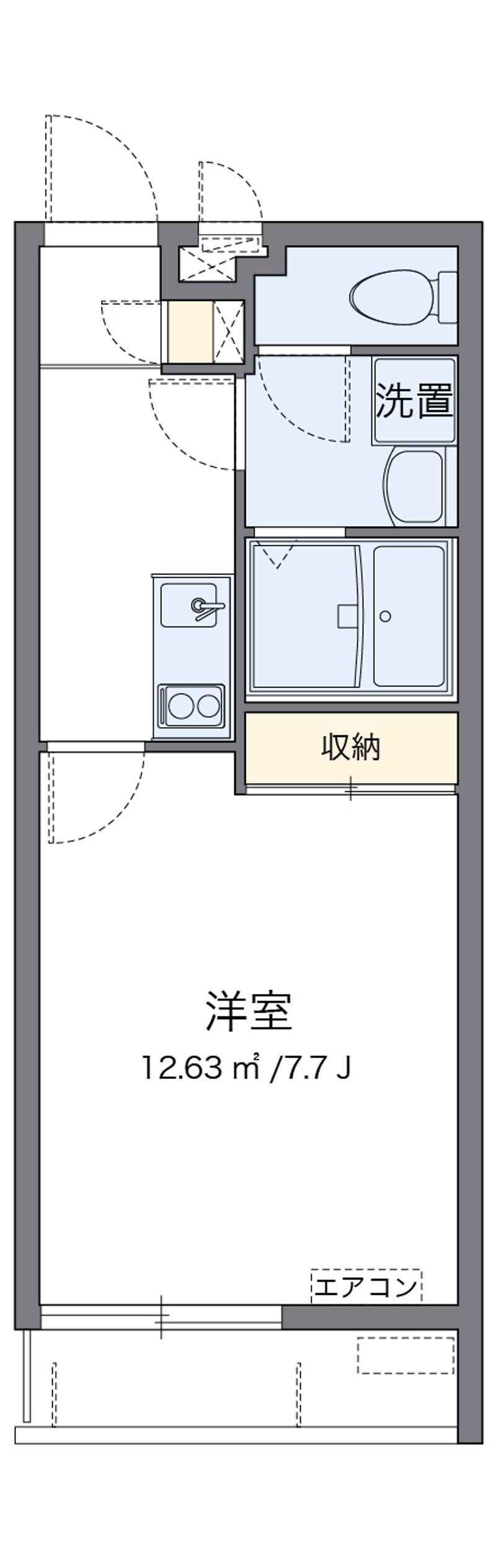 クレイノしあわせベイエリア 間取図