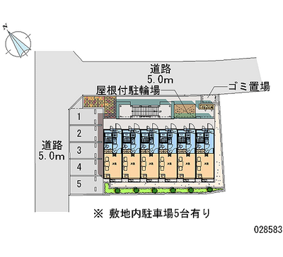 28583 Monthly parking lot