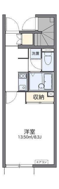 レオネクストサンハイツＤ 間取り図