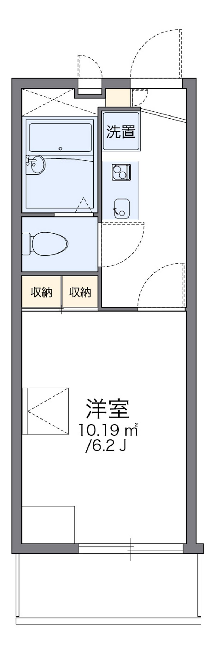 レオパレス糸田橋南 間取り