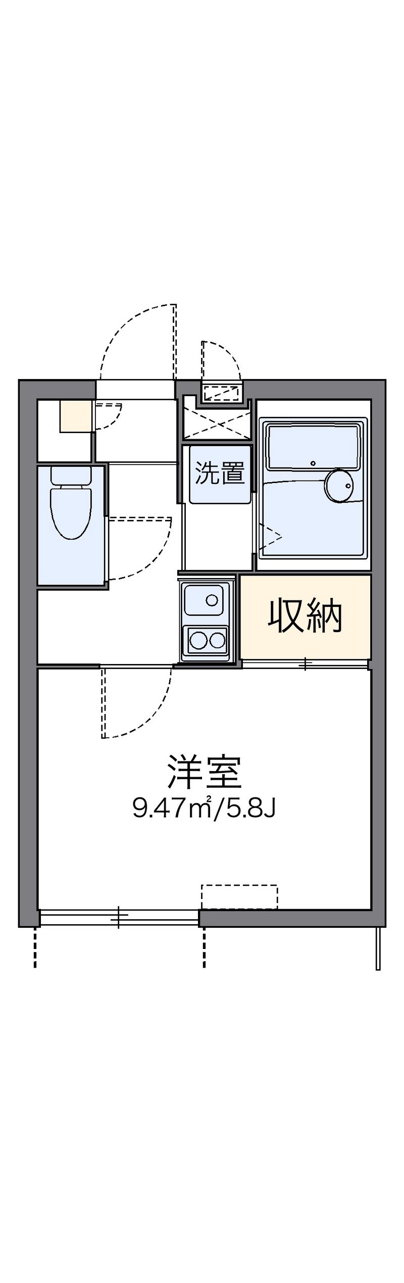 レオパレスマインドⅡ 間取図