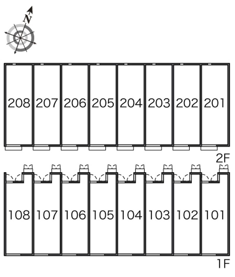 レオネクスト白仙 間取配置図